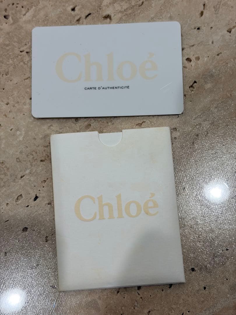 Chloé ブラウンレザー ショルダーバッグ 保存袋付き