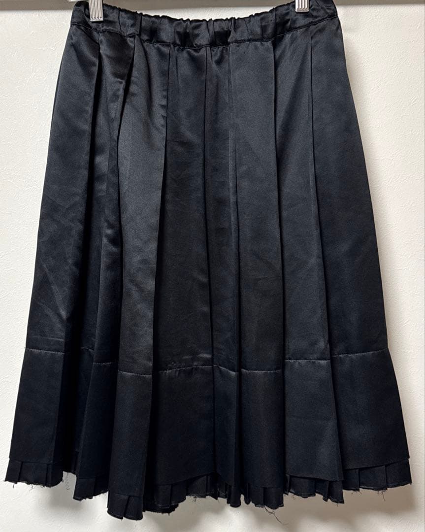 COMME des GARÇONS 黒 プリーツスカート 08aw