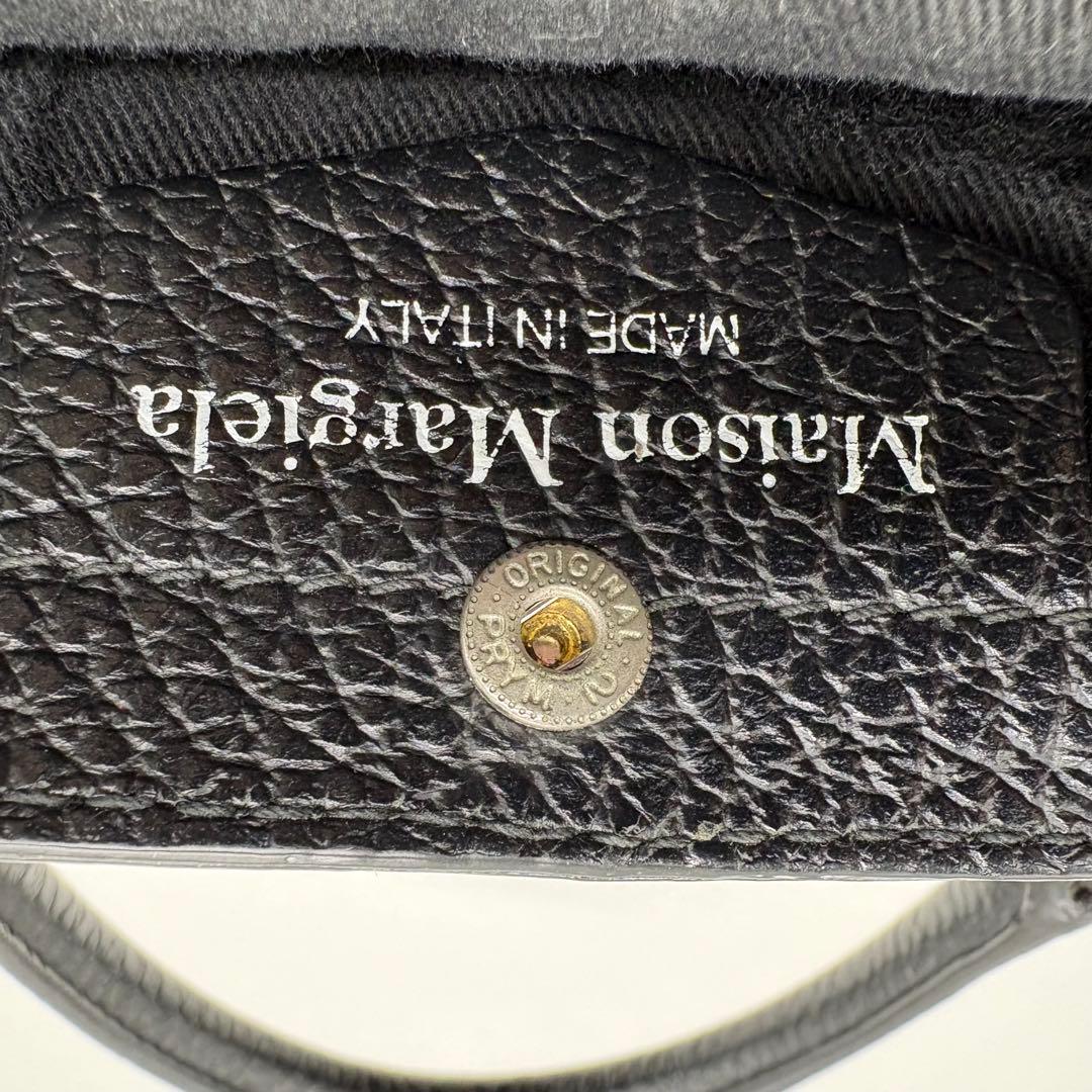メゾンマルジェラ 5AC 2way ショルダーバッグ ハンドバック ブラック 黒