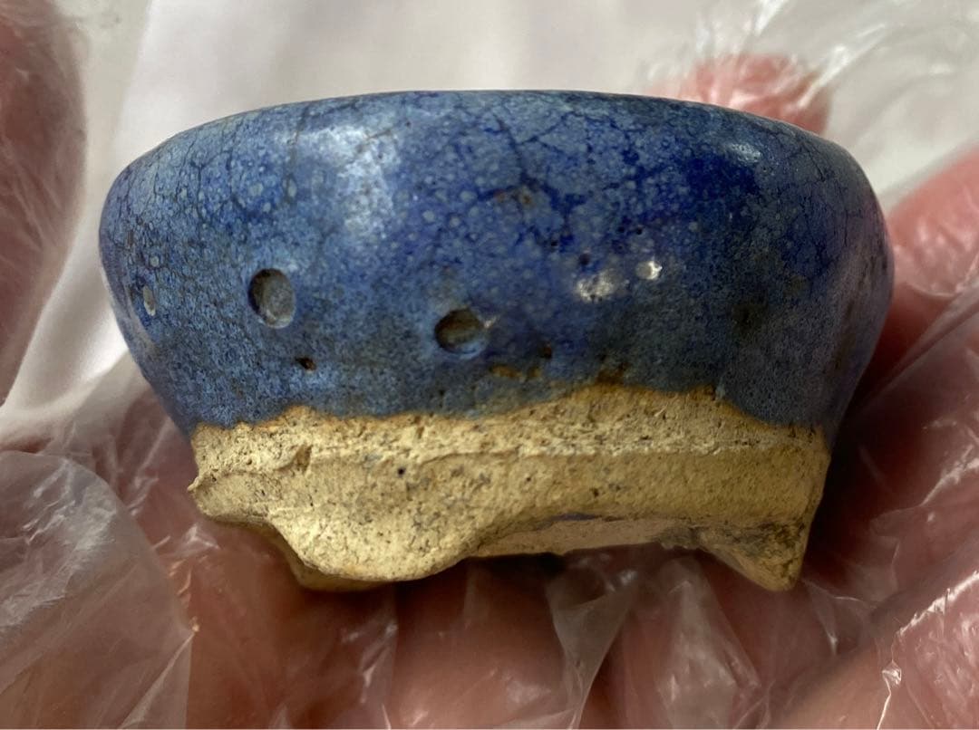 東福寺　小品　盆栽鉢　レトロ　アンティーク　(1)  (A4)