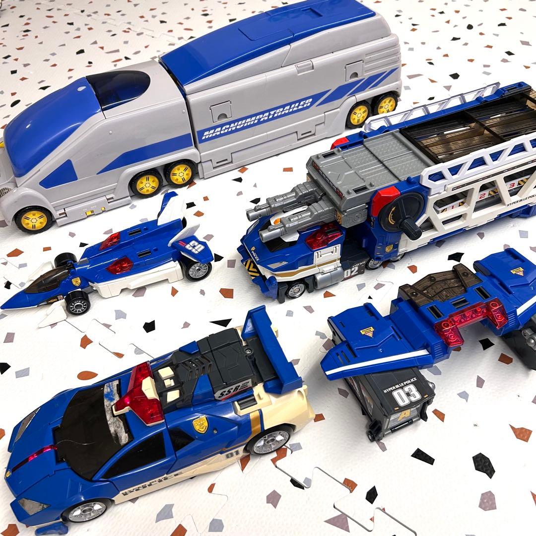 【新品電池交換済み】トミカ マグナムパトレーラー ハイパーブルーポリス おもちゃ 貴重 新品電池交換済み トミカ マグナムパトレーラー ハイパーブルー