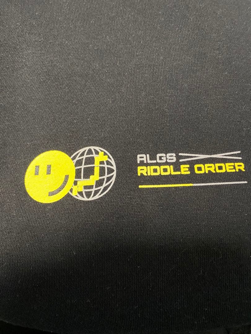 【激レア・新品】RIDDLE×ALGS HOODIE XLサイズ パーカー