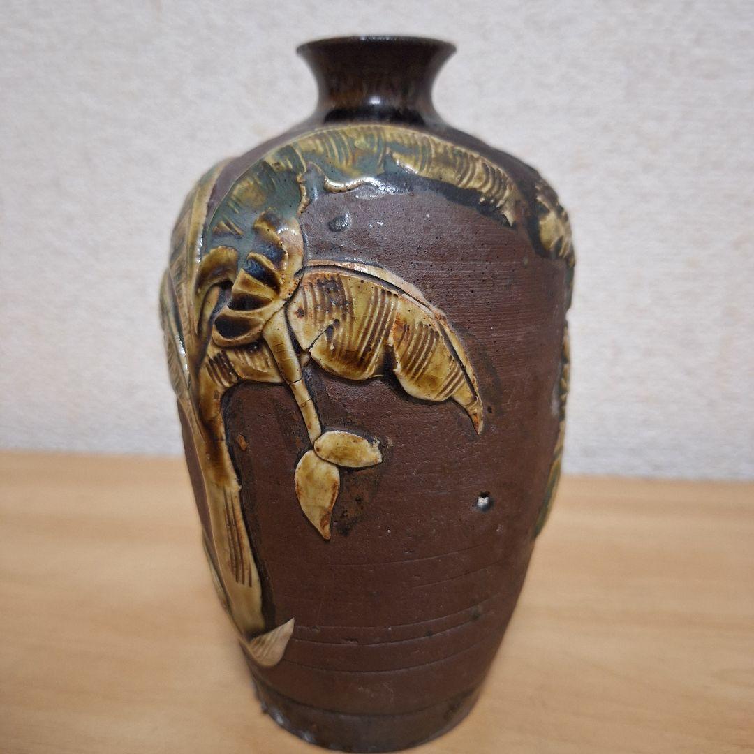 壺屋焼 琉球古典焼 徳利 琉球古典焼 壺屋焼 やちむん 沖縄 骨董 古作