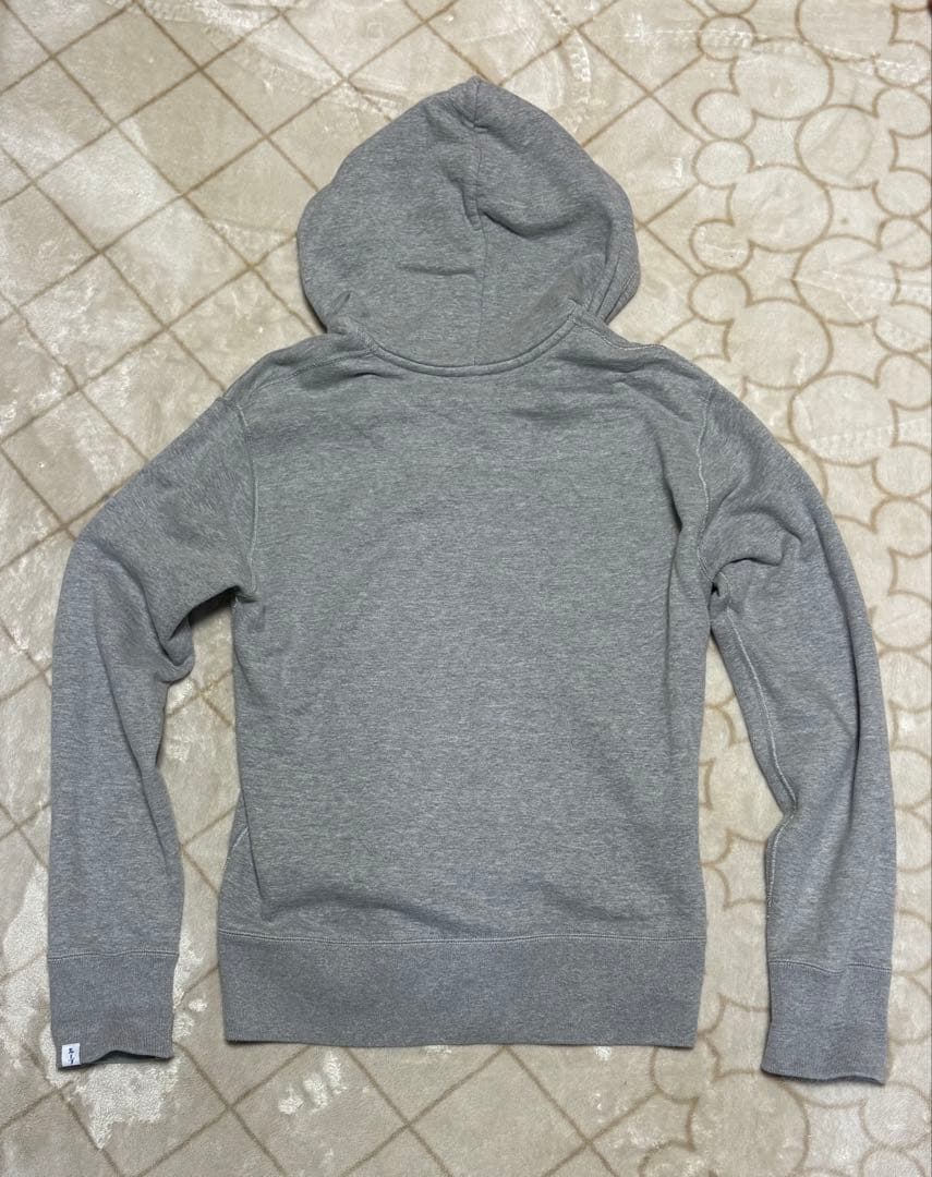 【別注】百名品LOOPWHEELER BEAMS グレー フード付きパーカー