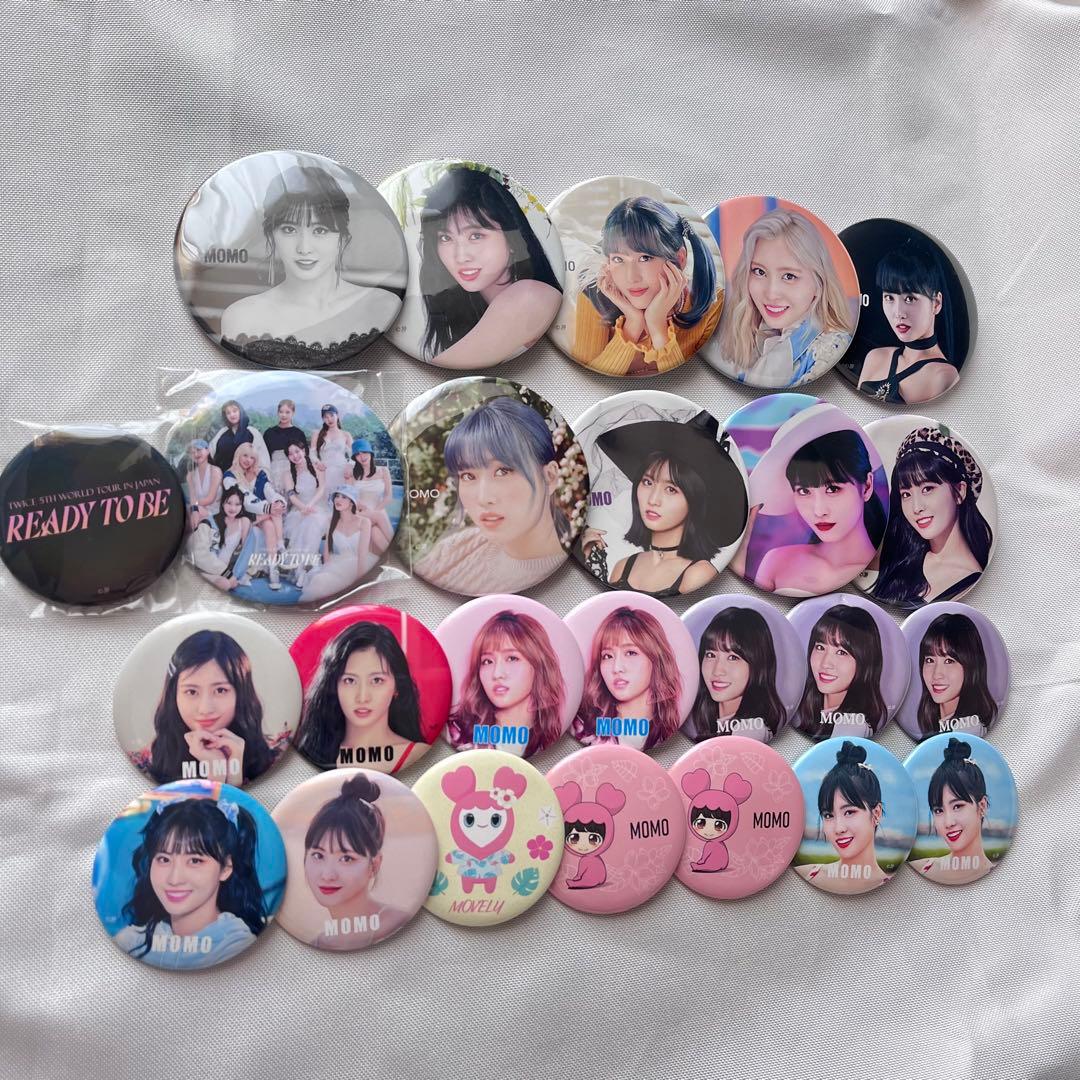 TWICE モモ 缶バッジ まとめ売り TWICE モモ缶バッチ