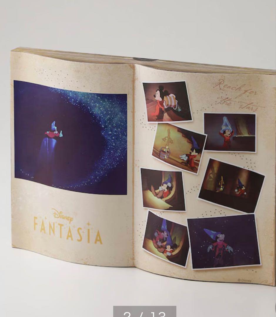 ディズニー音楽付きLEDブック型ライトファンタジア