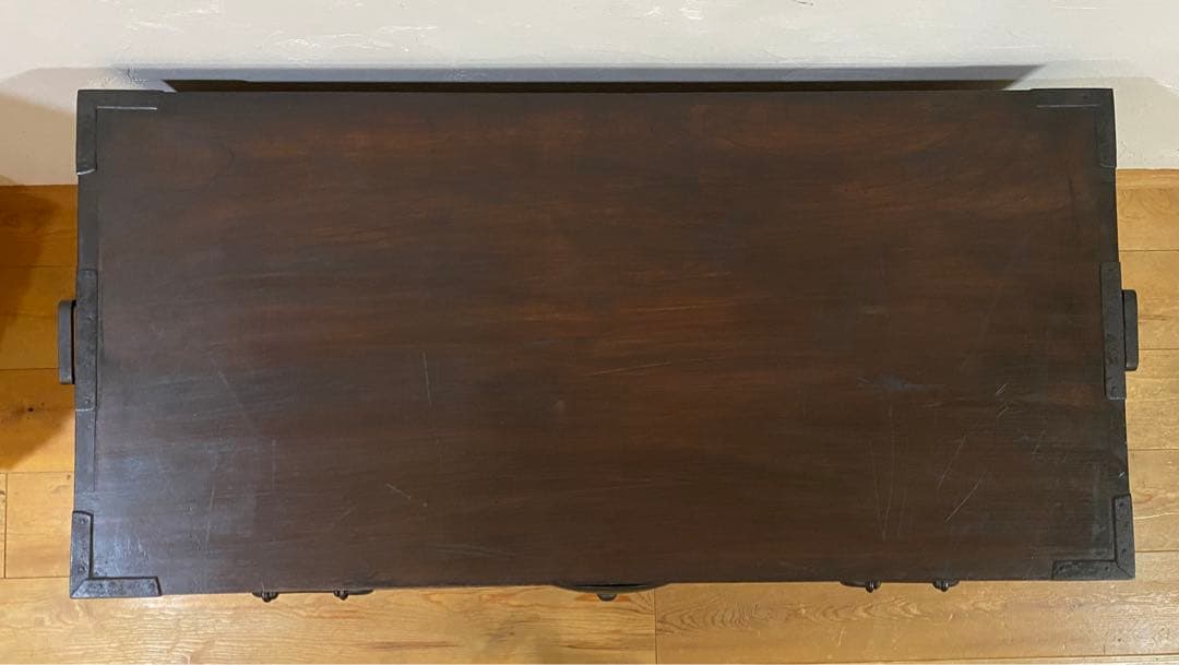 欅の玉杢が美しい骨董箪笥 アンティークチェスト