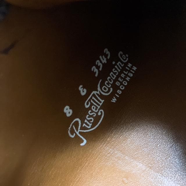 【未使用】ラッセルモカシン ブーツ S1278-27V（プー76）