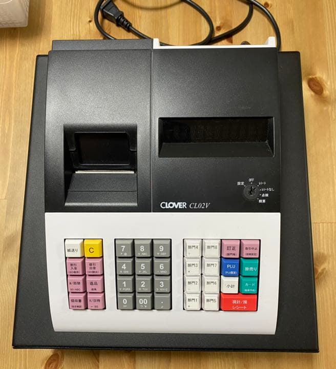 レジスター CLOVER-CL02V【感熱紙タイプ】