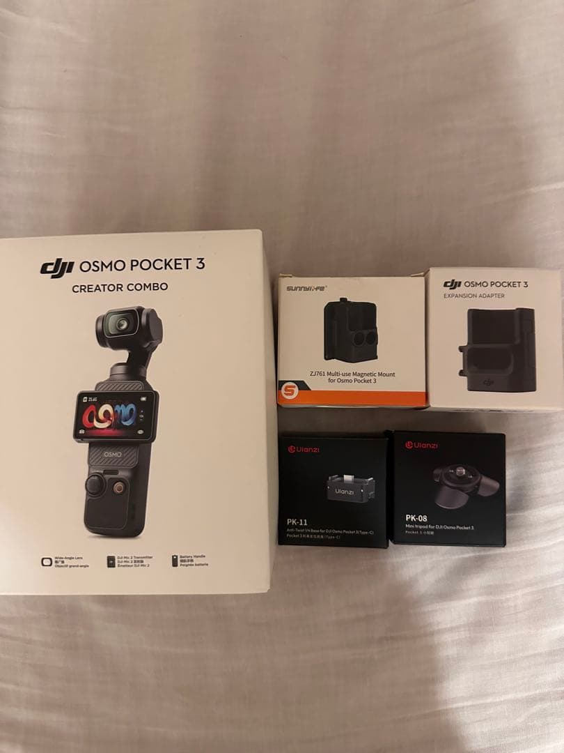 美品・128GBSD付きDJI OSMO POCKET 3 クリエイターコンボ