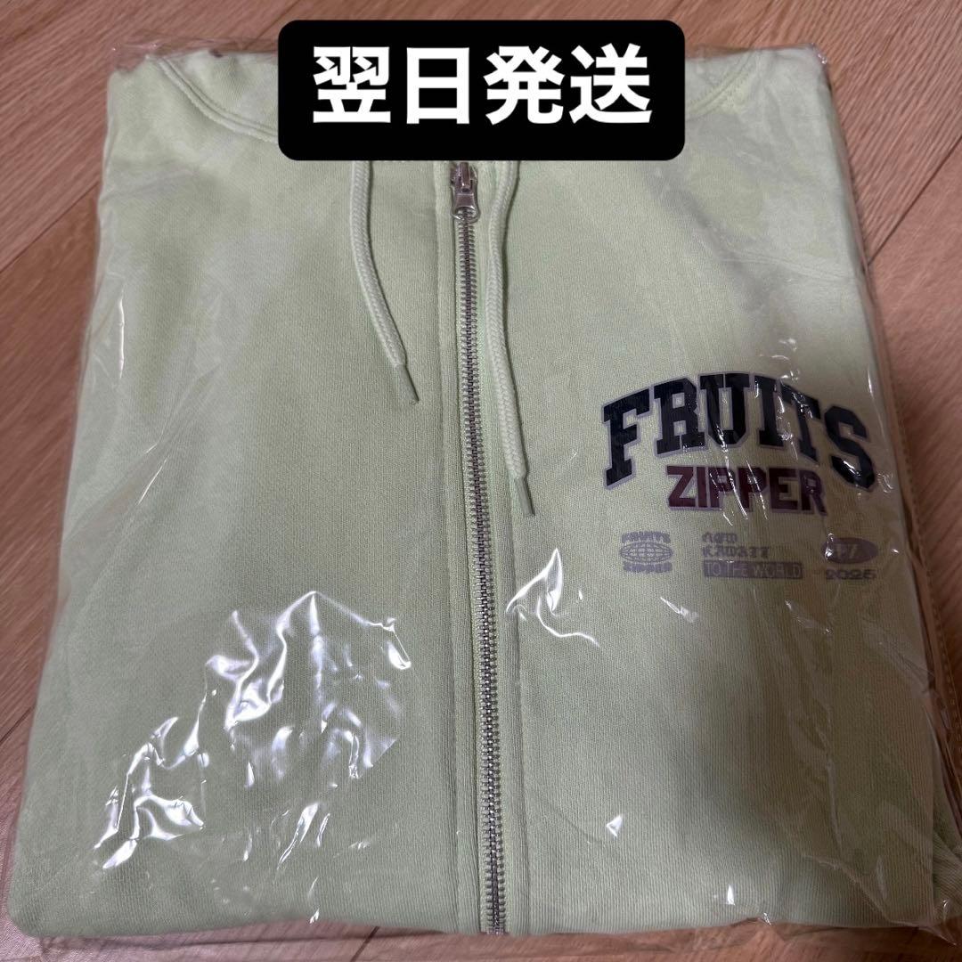 櫻井優衣 推しアピ hoodie FRUITS ZIPPER フーディー
