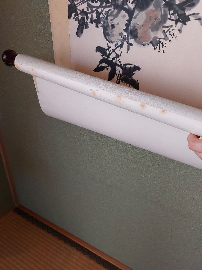 【値下げ】掛け軸 水墨画 縁起物 開運 骨董品 床の間 珍品