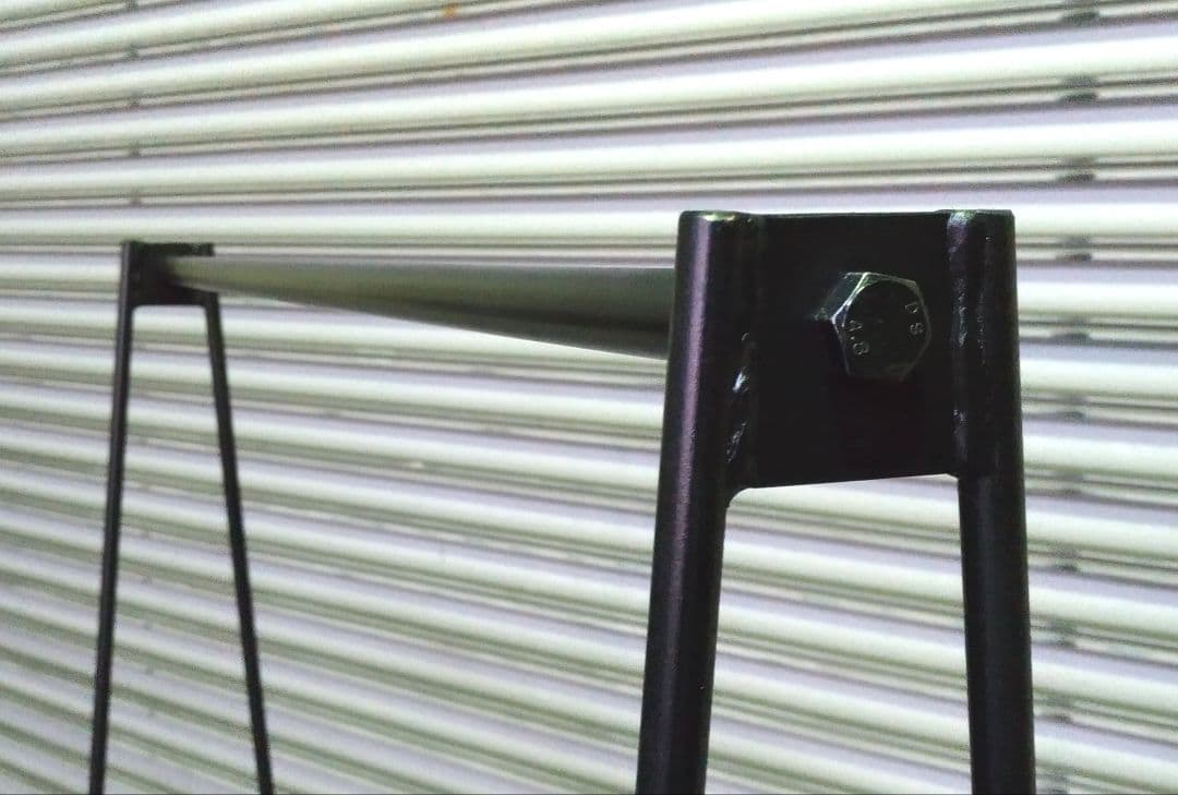 アイアン ハンガーラック 下段2本 店舗什器 スチール 展示 棚 収納 棚