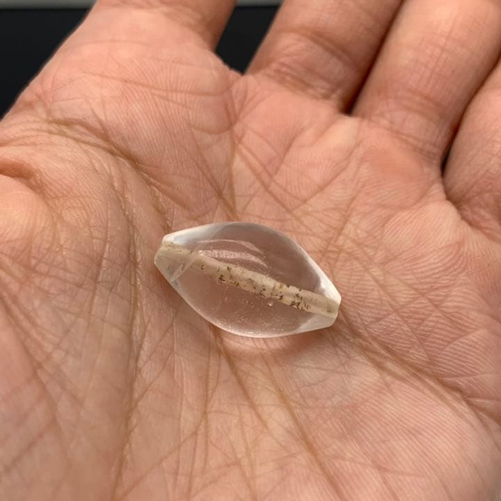 【アンティーク ビーズ】高品質 アンティーク 水晶 ビーズ 21.4mm