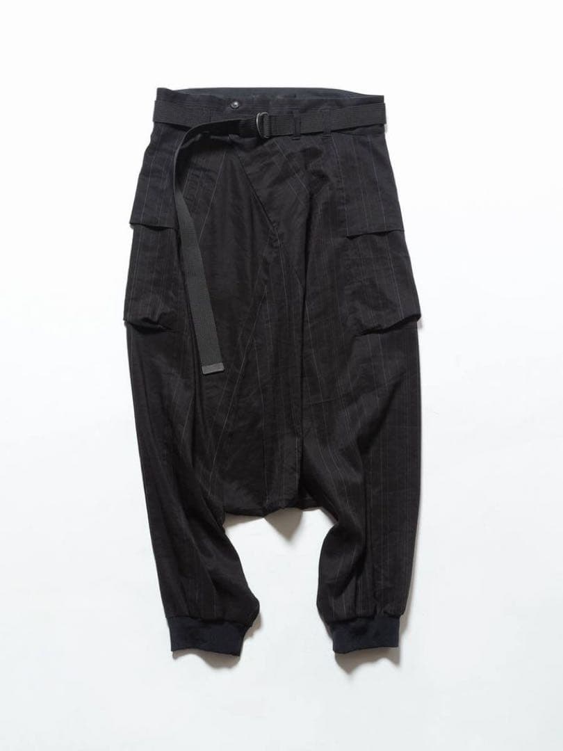 値下げ明日までThe viridi-anne ランダムストライプサルエルパンツ