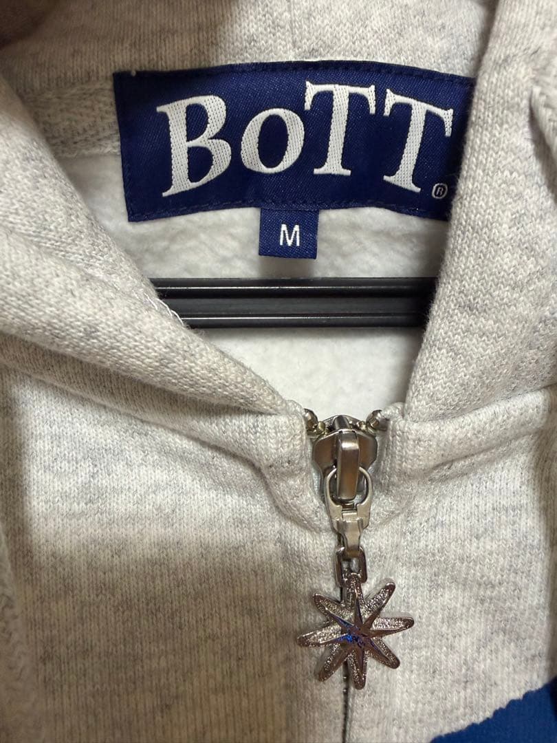 BoTT COCO ZIP HOODIE ASH Mサイズ