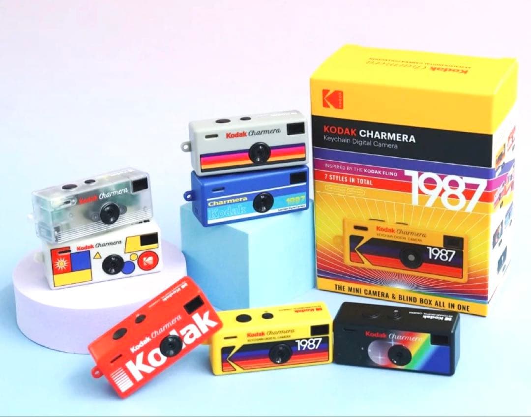KODAK CHARMERA キーチェーン デジタルカメラ イエロー Kodak CHARMERA
