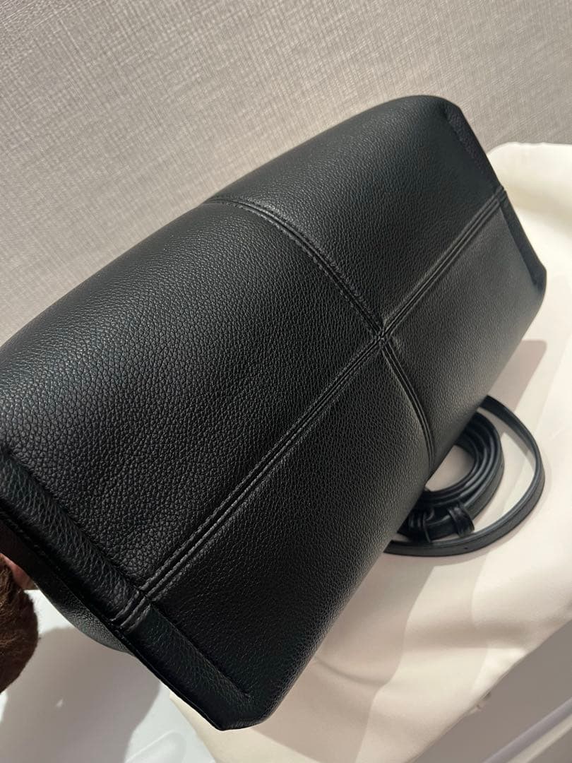 POLENE 黒 ショルダーバッグ Cyme 大 ラージサイズ