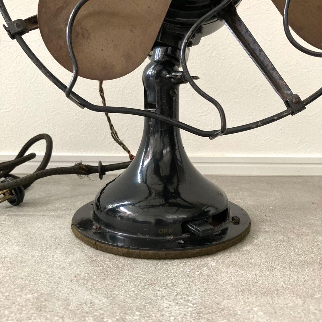 Westinghouse ウエスティングハウス 扇風機 当時物 木製台座付き