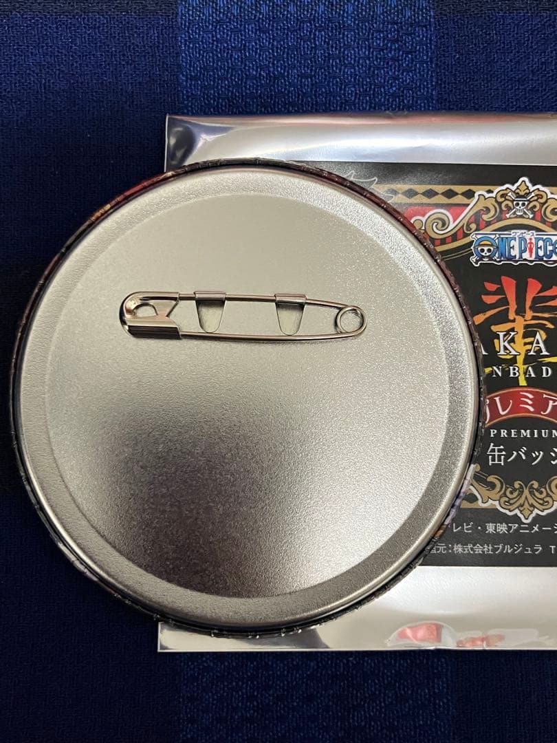 ONE PIECE ワンピース　輩缶バッジ　プレミアム　エース