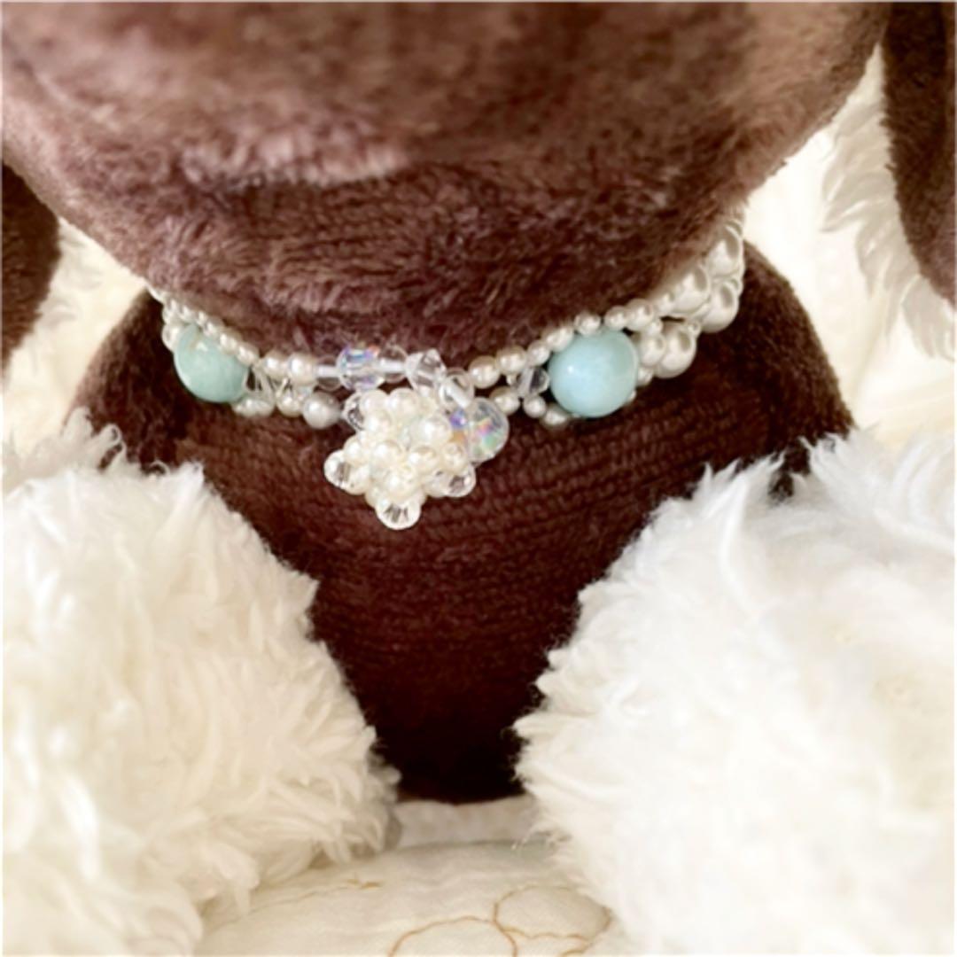 ペット用ビーズネックレス極小！ MGH-015