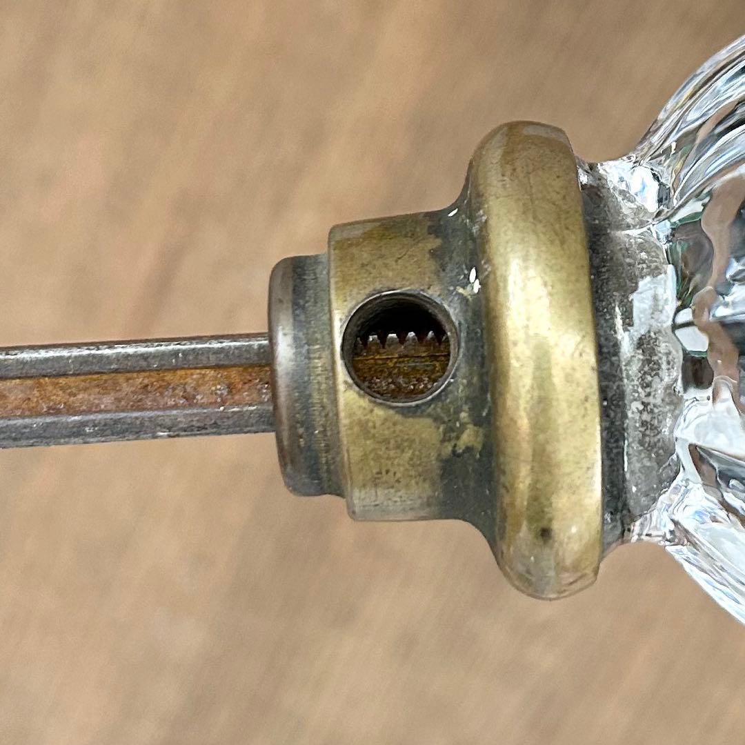 アンティーク◇ガラス製ドアノブ◇硝子ドアハンドル取手 - メルカリ