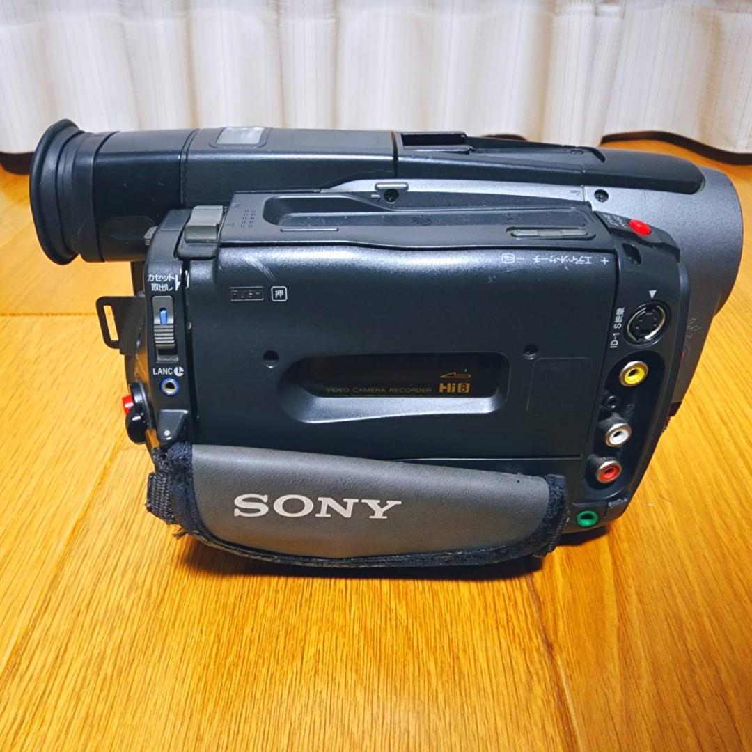 【動作確認済】SONY 高画質 8ミリ Hi8 ビデオカメラ ACアダプタセット