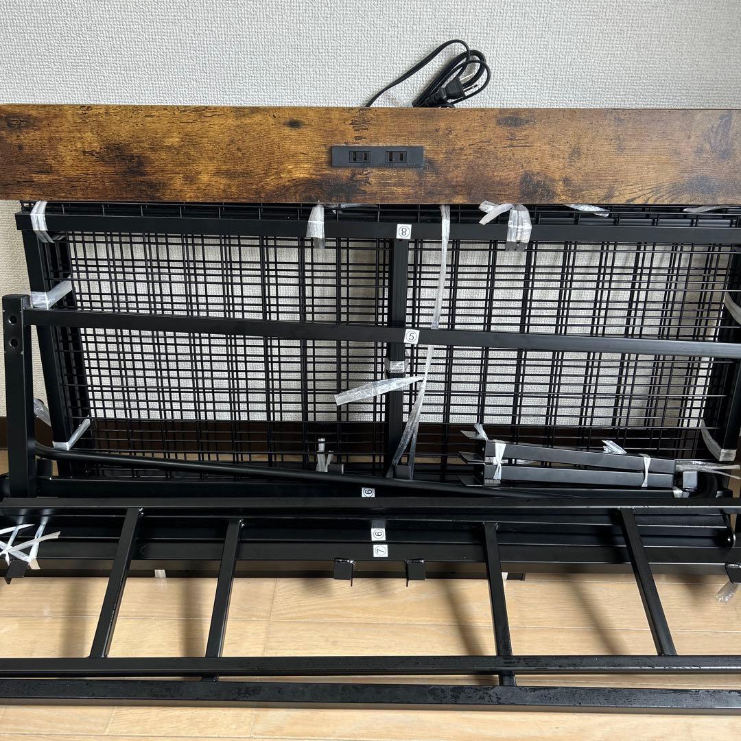 WLIVE シングルベッドフレーム ブラック