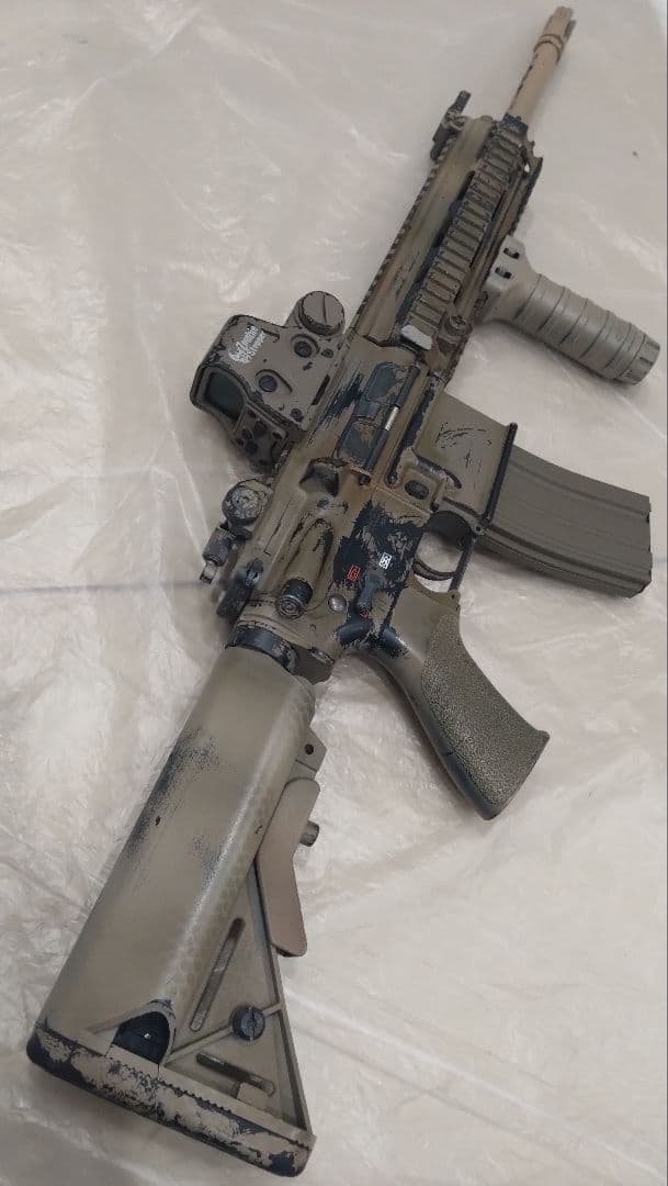 東京マルイ 次世代電動ガン hk416 デブグルカスタム 秀逸塗装 付属品多数