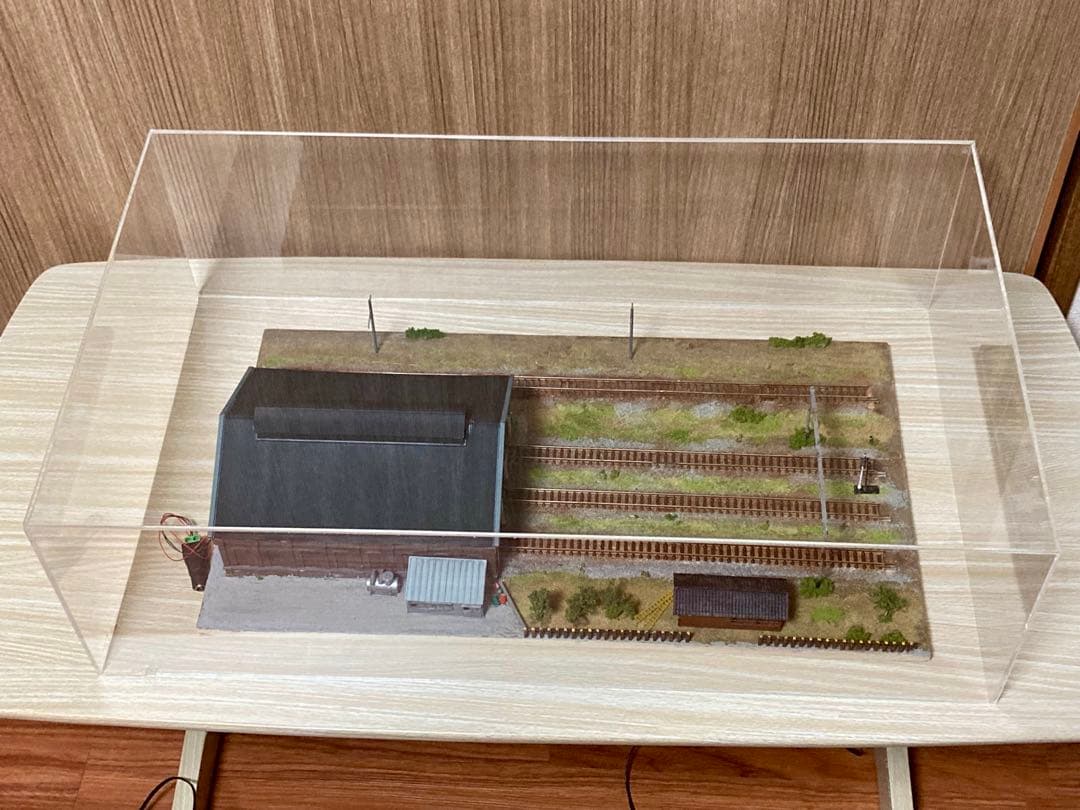Nゲージ 鉄道模型ジオラマ 昭和のレンガ機関庫