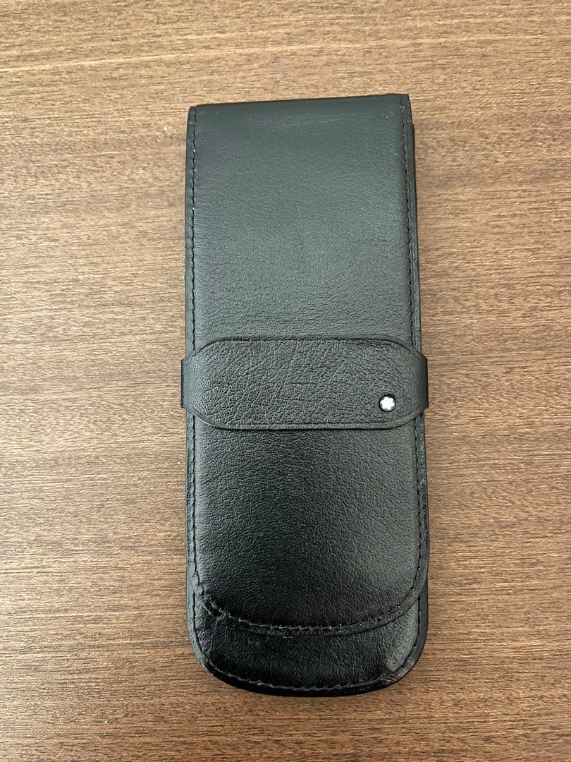 【新品未使用】Montblanc モンブラン 本革　筆箱　ペンケース　3本入り