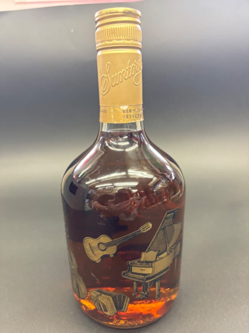 レア物美品 サントリーウイスキー シルキー 楽器ボトル 760ml 43% 希少