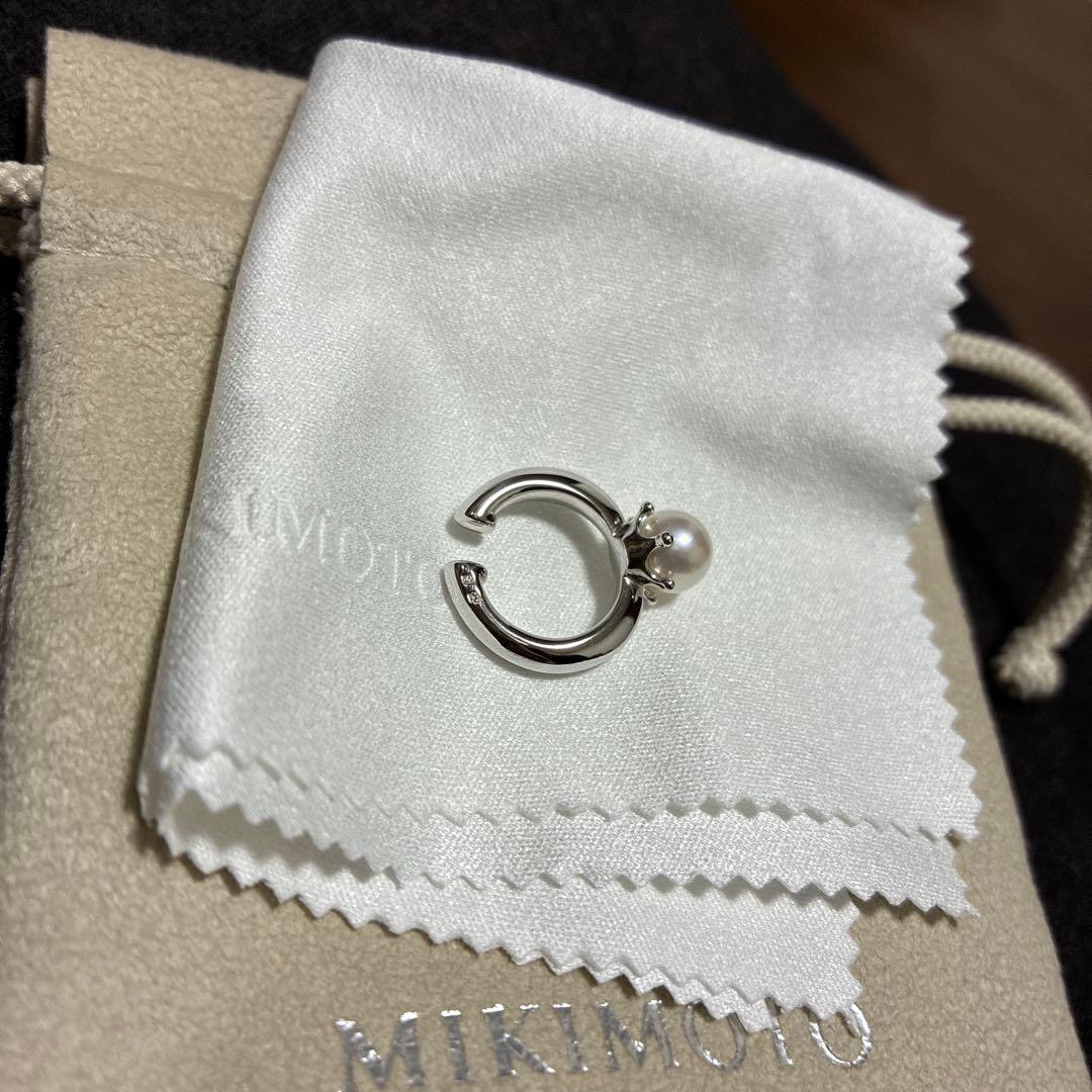 正規品　ミキモト　Ring Charm イヤーカフ