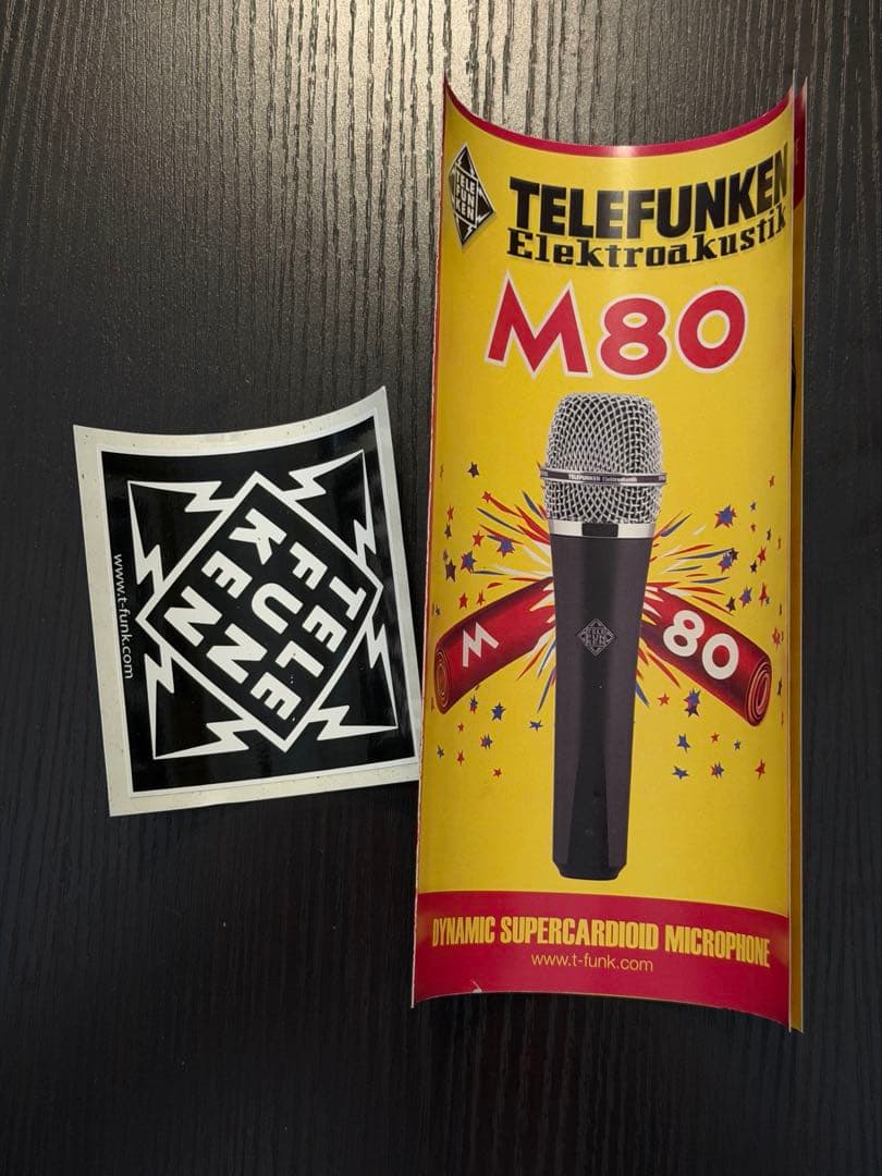 配信機器・PA機器・レコーディング機器 TELEFUNKEN M80 Cherry