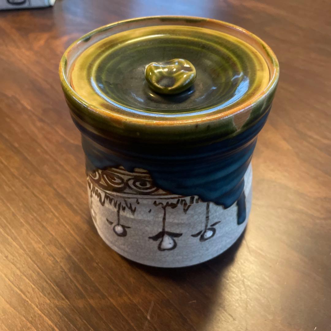 【未使用】陶器製水差し ハンドメイド陶器ピッチャー：ハンドル付き陶器製水差し、30オンス