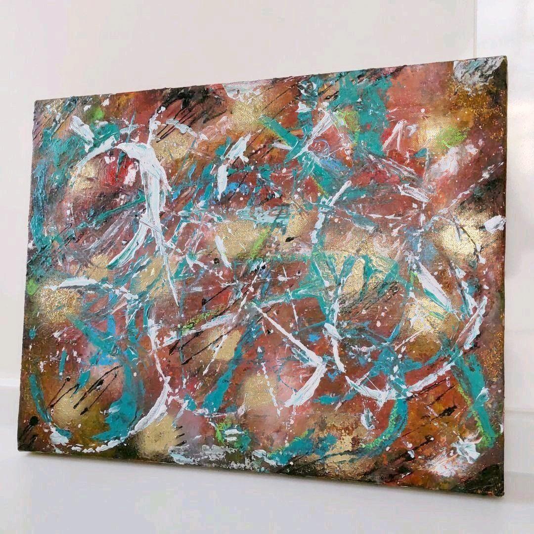 ☆抽象画、現代絵画、モダンアート、インテリア、アクリル絵画