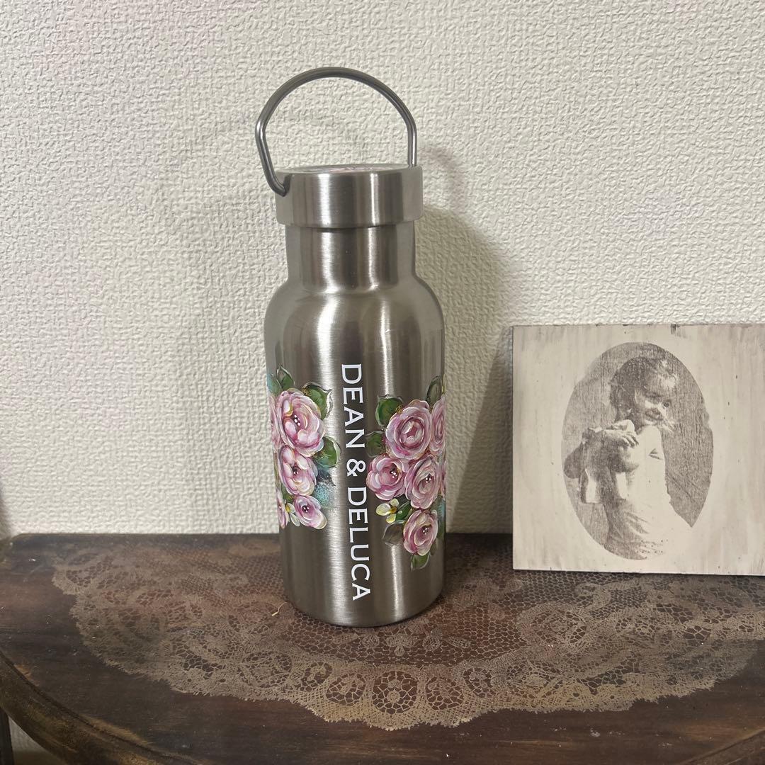 ステンレスボトル。ばら園です。