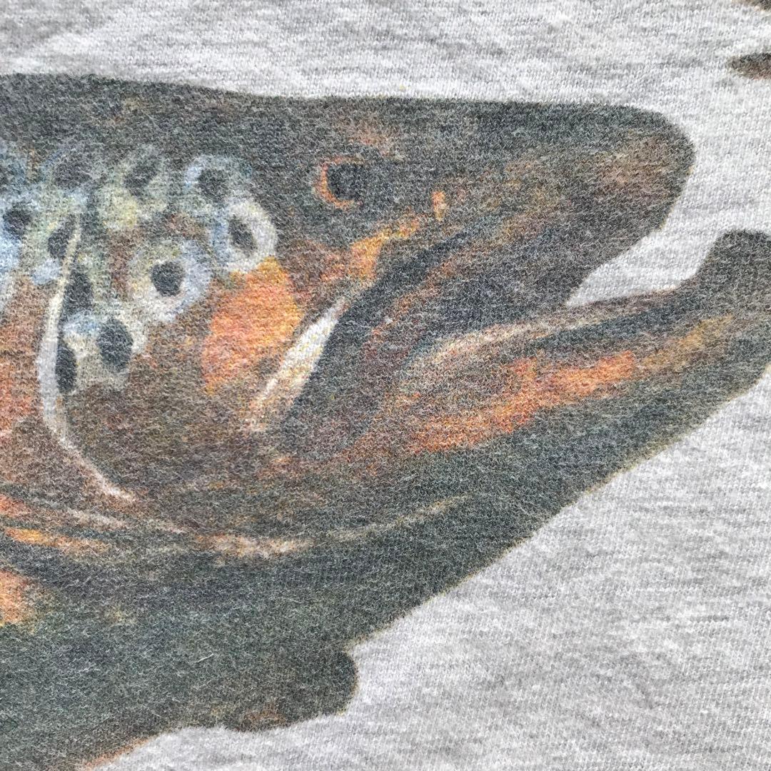 49 LL Bean エルエルビーン 1995年製ヴィンテージ Tシャツ 紅鮭 90s