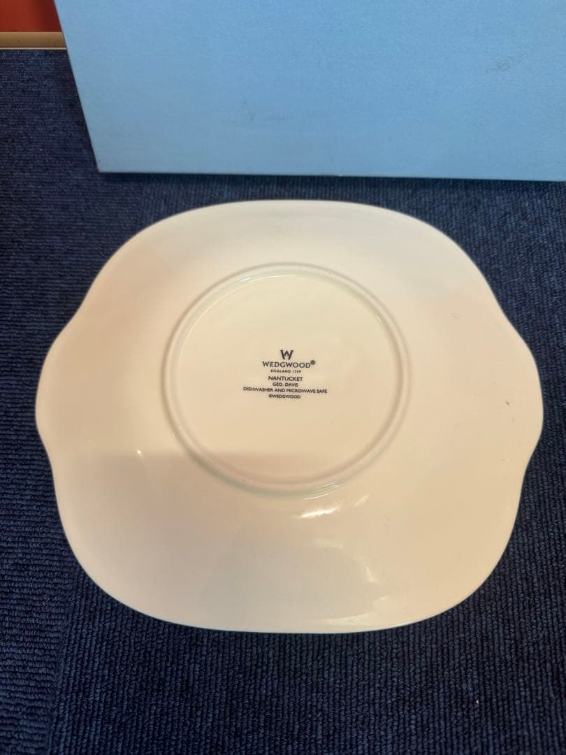 1909 ウェッジウッド ナンタケット ブレッド&バター プレート 未使用