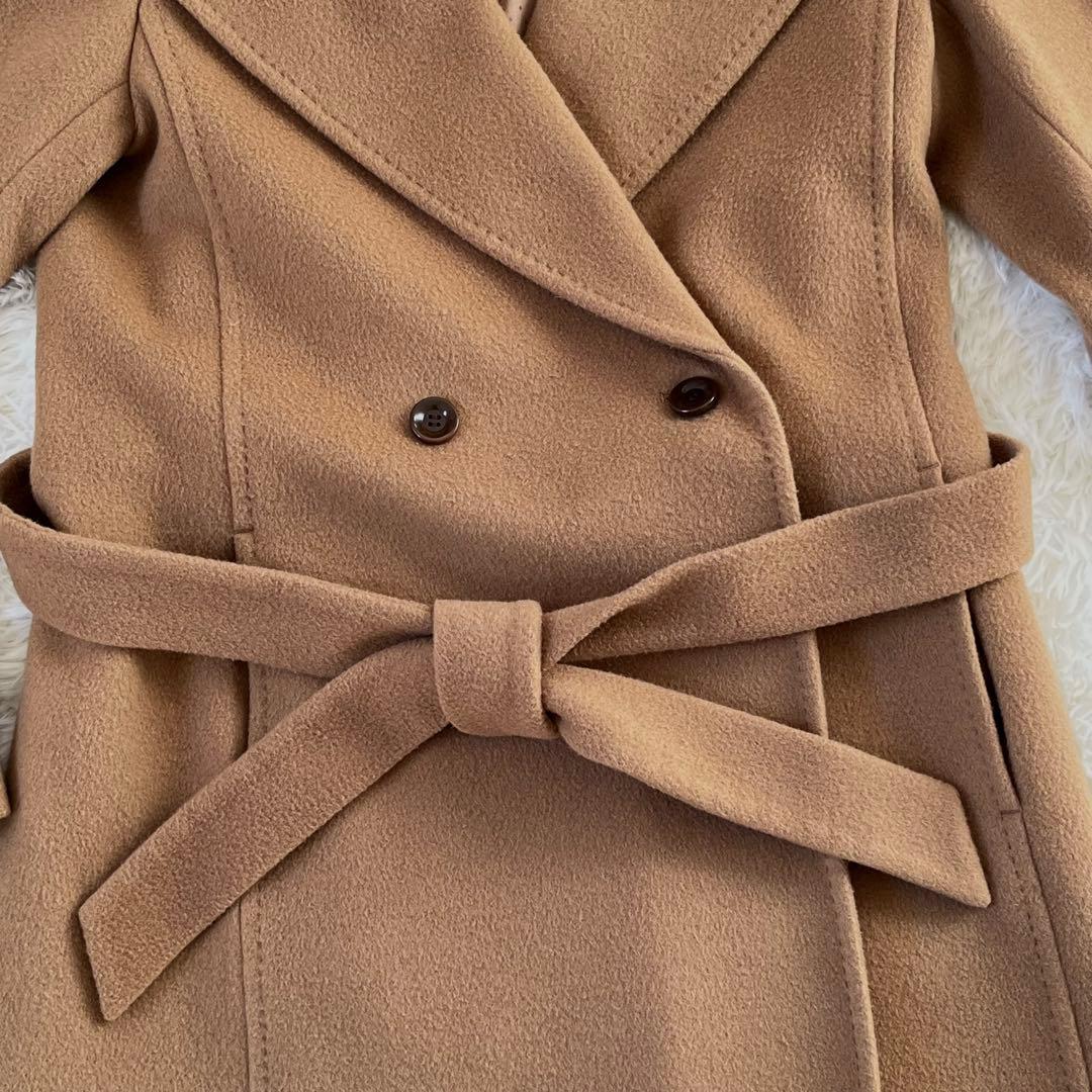 美品 AMACA コート カシミヤ混 キャメル チェスターコート 36 - メルカリ