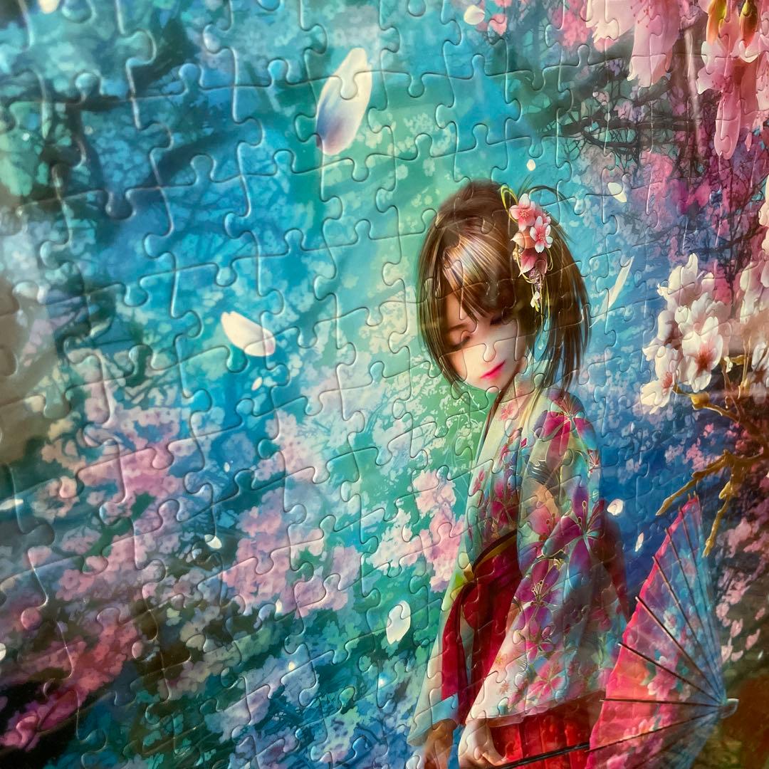 1000ピース ジグソーパズル いろはめぐり (50x75cm) パネル付き