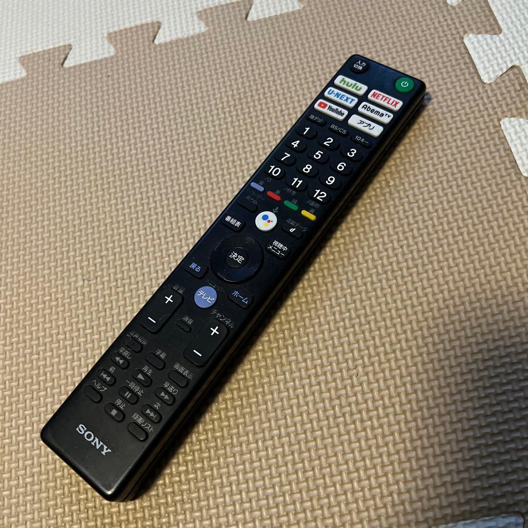 SONY テレビ用リモコン Netflix対応 - メルカリ