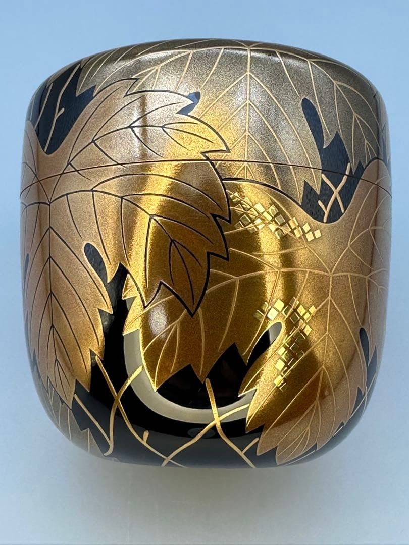 茶道具 棗 若島孝雄 蔦蒔絵 宗完 茶道具 棗 若島孝雄 蔦蒔絵 宗完