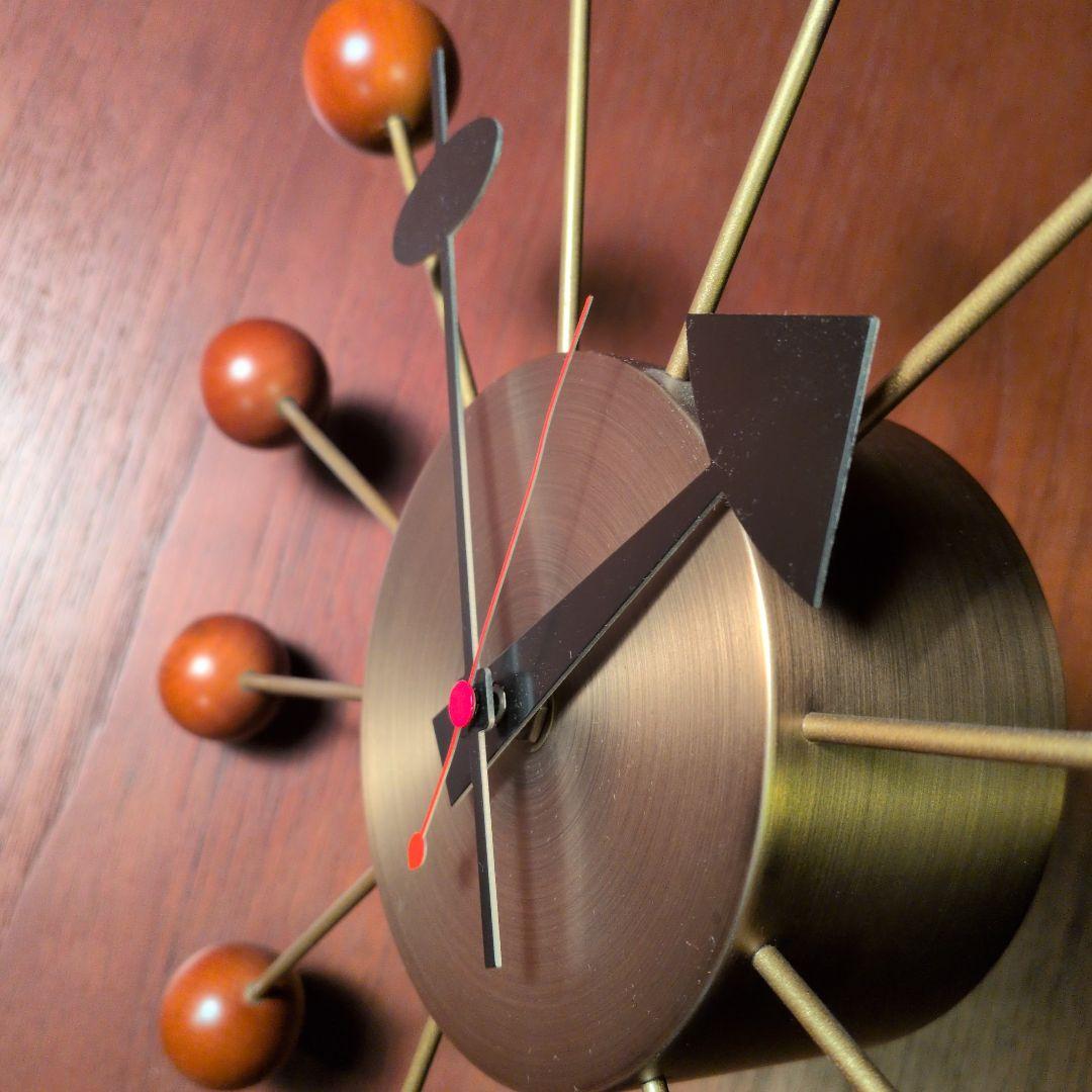 廃盤品 HERMOSA リプロダクト ボールクロック ジョージネルソン 壁時計