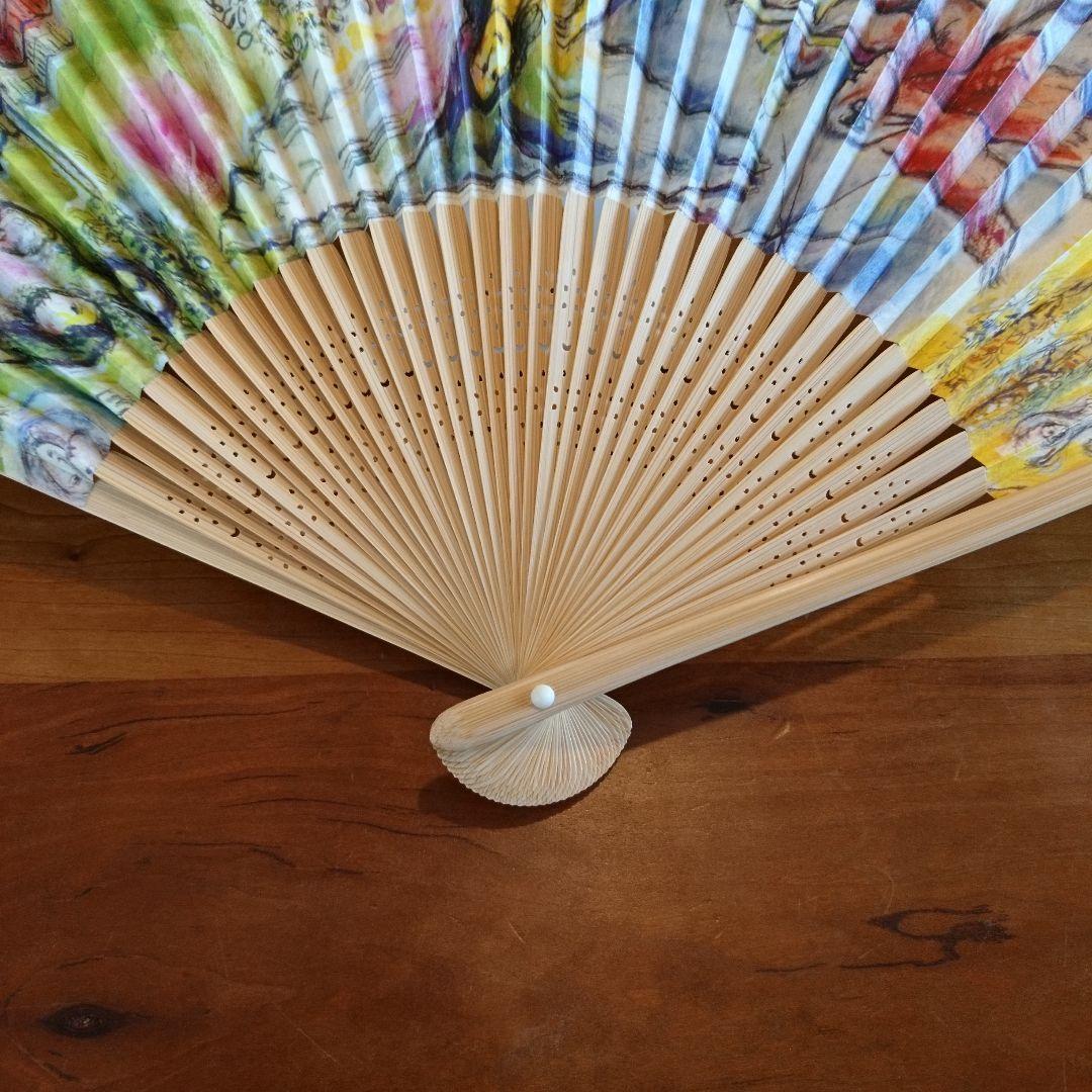 ♪扇子 マルク・シャガール Marc Chagall 巨匠 せんす♪