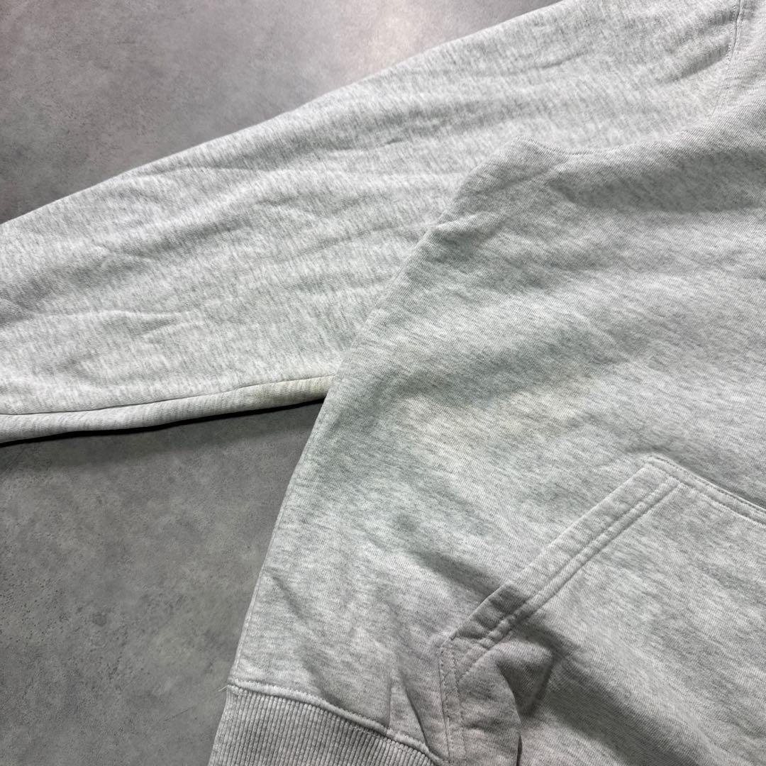 STUSSY 8ボール パーカー ステューシー フーディ 両面ロゴ グレー M