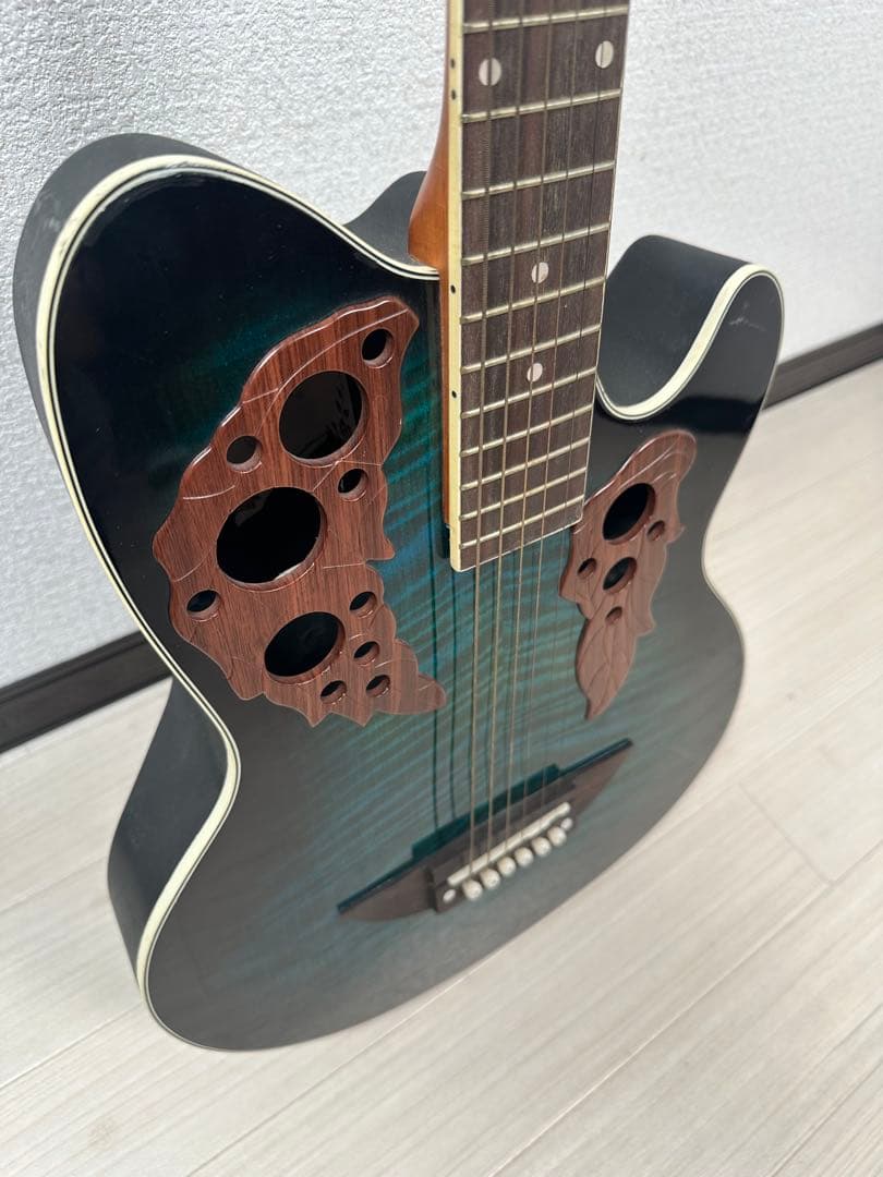 S POWER エスパワー オベーションタイプ アコースティックギター ※31