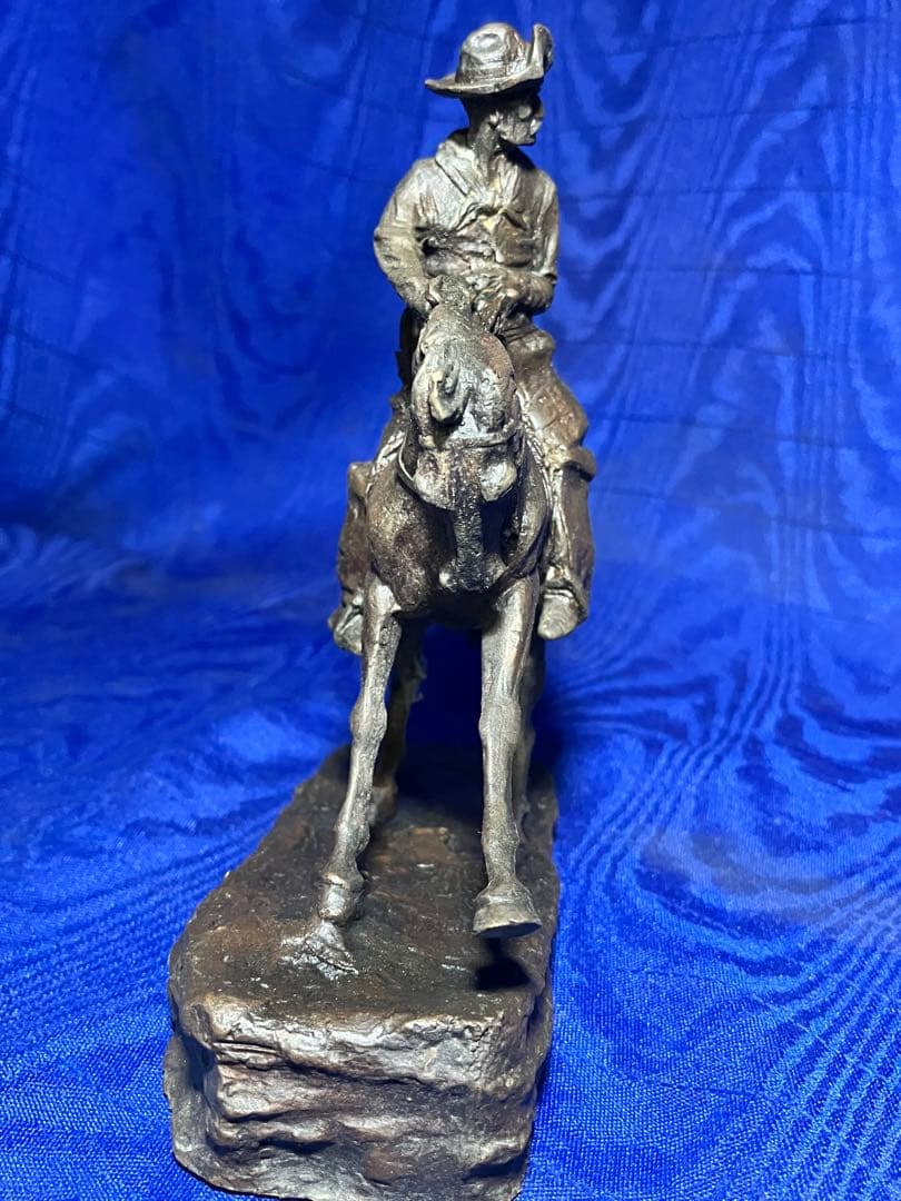 カウボーイ ロデオ フレデリックレミントン The COWBOY ブロンズ像風