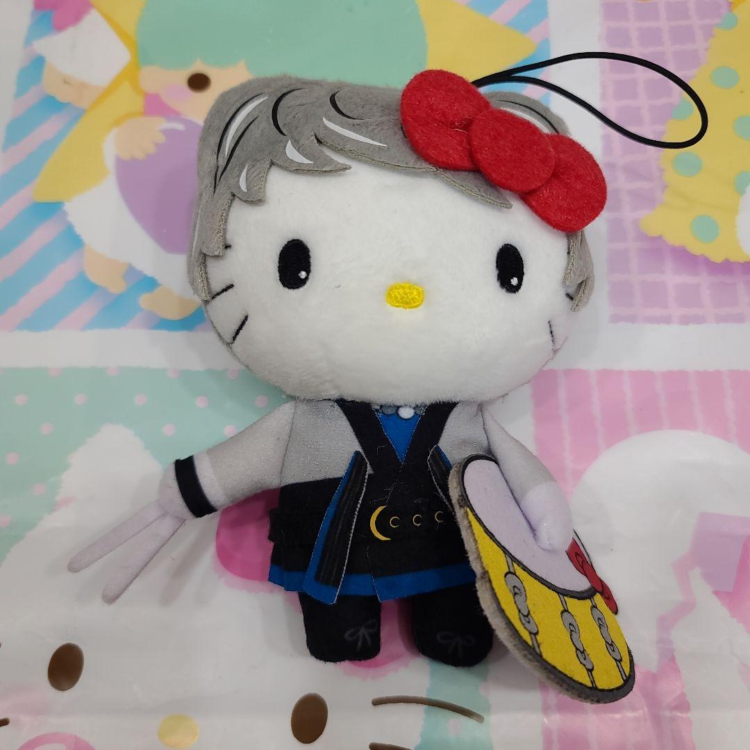 ハローキティ 和楽器バンド マスコットホルダー チャーム ぬいぐるみ 8体 新品
