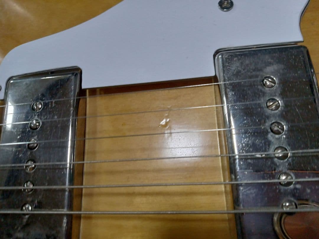 エピフォン カジノクーペ Epiphone ポット交換 ピックガード製作